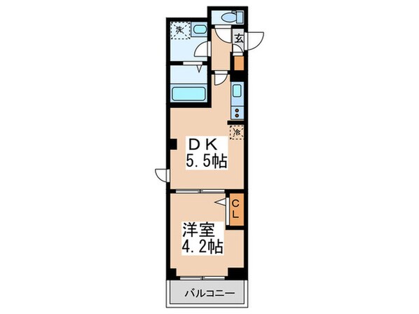 メゾンニ長町の物件間取画像